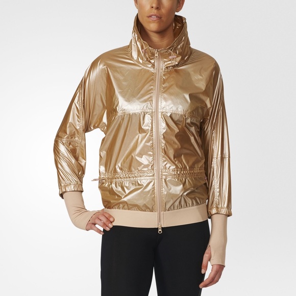 adidas metallic jacket
